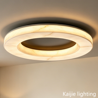 Lampu Plafon LED Batu Bulat Modern Mewah untuk Kamar Tidur, Ruang Makan, Kamar Utama, Ruang Belajar, Perlengkapan Dekorasi Kelas Atas