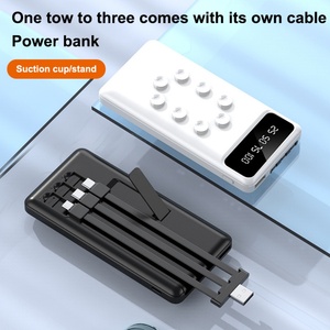 Baterías Externas con Cable Integrado, Carga Rápida de 10W, Pantalla Digital, 10000 mAh, Alta Capacidad, Personalizables - Product Image 2