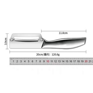 Nuevo pelador de acero inoxidable, cuchillo para caña de azúcar, pelador de calidad profesional, pelador reforzado de grado comercial para calabaza y lechuga. - Product Image 4