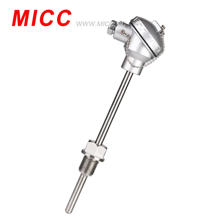 Thermocouple industri MICC suhu tinggi, Thermocouple tahan korosi unggul dengan tabung pelindung logam