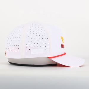 Wholesale Custom Laser Cut Hole <strong>Golf</strong>,Sporty High Quality Waterproof Baseball Cap,5 Panel Gorras,Embroidery Logo Polyester <strong>Hat</strong> - Product Image 4