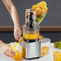Extracteur de jus commercial automatique en acier inoxydable avec séparation de la pulpe et grande ouverture