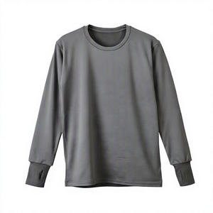 เสื้อยืดแขนยาวผู้ชายทรงปกติ ผ้าฝ้าย 180 กรัม แห้งเร็ว รุ่นใหม่สำหรับฤดูใบไม้ร่วงและฤดูหนาว รับสกรีนโลโก้ OEM ตามแบบ - Product Image 4