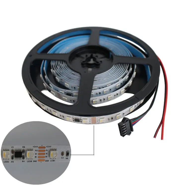 24v Led Light Customization 12V/24V 5050RGBW Indoor Full Multi Color Led Strip Light