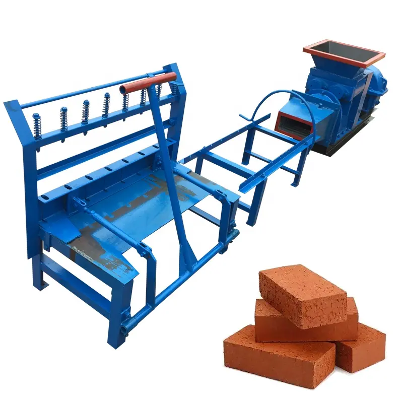 Manual mobile diesel small clay brick bricks making machine