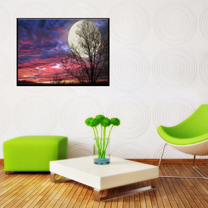 Dipinti su misura all'ingrosso del paesaggio della tela della <span class=keywords><strong>luna</strong></span> della pittura del diamante 5D fai da te - Product Image 2