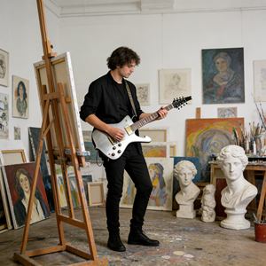 Guitarras Eléctricas de Cuerpo Semi-Hueco Directas de Fábrica, Cuerpo de Guitarra Eléctrica para Músicos de <span class=keywords><strong>Jazz</strong></span> y <span class=keywords><strong>Blues</strong></span> y Grabaciones de Estudio - Product Image 3