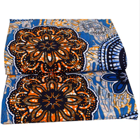 Tissu en gros de haute qualité100 % polyester tissu batik double face 100gsm115cmRobe, sac à main, pagne, bandana