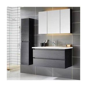 Meuble-lavabo de salle de bain minimaliste moderne YALIG à prix bas, couleur unie - Product Image 1