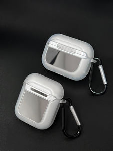 Nouvelle arrivée, étui transparent mat pour <span class=keywords><strong>AirPods</strong></span> 4 <span class=keywords><strong>3</strong></span> <span class=keywords><strong>Pro</strong></span> <span class=keywords><strong>2</strong></span>, coque de protection transparente givrée avec porte-clés mousqueton - Product Image 3