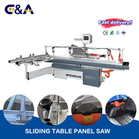 Promotion : Scie à panneaux verticale G&A MDV8-K de haute précision pour le bois et le MDF, avec table coulissante, moteur 5,5 kW, automatique pour panneaux de contreplaqué