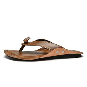 Sandalias Zoris para Hombre, Chanclas, Pantuflas, Zapatos de Playa, Senderismo, Deportivos, de Cuero, Planos, Transpirables, Hechos a Mano - Product Image 3