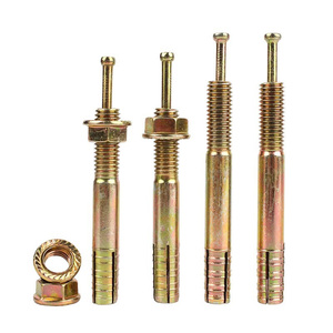 Boulon d'ancrage de frappe en acier au carbone galvanisé Marteau à vis d'expansion entraîné par M6-M10 Application concrète Amovible - Product Image 4