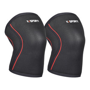สนับเข่าระบายอากาศได้ดีนีโอพรีน7มม. สำหรับผู้ชายและผู้หญิงไม่ลื่นรองรับการแข่งขัน <span class=keywords><strong>ksport</strong></span> สีดำ - Product Image 1