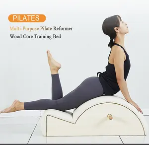 Bilink Pilates Arc Foam Spine Corrector Classical Rubber Wood Fitness Pilates Reformer Equipment Foam Exercises