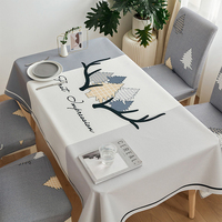 Offres Spéciales Imprimé Nappe En Lin Motif Personnalisé Nappe Décoration Pour La Maison De Fête