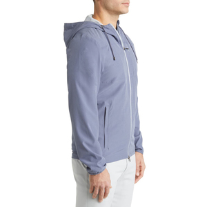 Streetwear avec logo personnalisé pour hommes veste de pluie coupe-vent en nylon softshell imperméable tissé veste de course pour sports d'extérieur pour hommes - Product Image 5