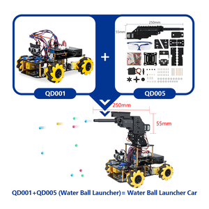 Acebott Trung Quốc OEM với nước bóng Launcher STEM giáo dục robot xe Kit lập trình học tập Wifi App Robot Car Kit Đối với Arduino - Product Image 2