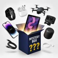 Caja Misteriosa de Electrónica 3C Avanzada de 5 Piezas, Caja Sorpresa Aleatoria, Puede Incluir Reloj Inteligente, Auriculares TWS, Altavoz, Dron, Tableta