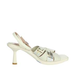 Sandali con Tacco Liu-Jo Donna Beige Taglia 39 con Cinturini Metallici Stile Slingback - Product Image 4