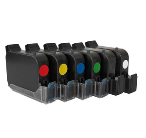 Cartouche d'encre Yaomatec 2588K+ à séchage rapide <span class=keywords><strong>noir</strong></span> bleu rouge jaune vert pour <span class=keywords><strong>imprimante</strong></span> à jet d'encre portable mini TIJ - Product Image 3