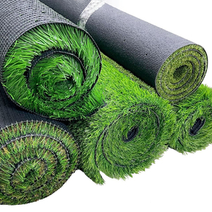 Gazon artificiel en plastique PE PP durable et écologique de 30 mm, <span class=keywords><strong>tapis</strong></span> synthétique pour intérieur/extérieur, terrain paysager avec une hauteur de poil de 10 mm - Product Image 6