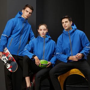 Chaqueta Cortavientos Impermeable para Hombre, 100% Poliéster, para Senderismo, Expediciones, Todo Clima, Diseño Deportivo - Product Image 3