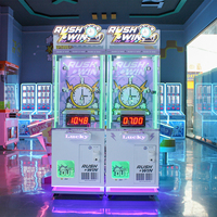 Machine de défi de temps de 7 secondes haut de gamme avec lecteur de cartes, minuteur métallique et distributeur de prix pour parcs d'attractions à fort trafic et zones de jeux pour enfants