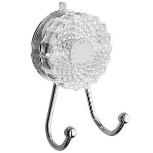 Autre crochet à ventouse double tête, 2 crochets, design moderne, installation facile pour salle de bain, cuisine, serviettes et peignoirs - Product Image 3