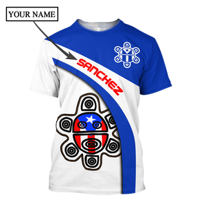 <span class=keywords><strong>T</strong></span>-Shirt Personalizzate da Uomo all'Ingrosso con Stampa Puerto Rico Coqui Wepa, Magliette Estive a Maniche Corte di Alta Qualità - Product Image 2