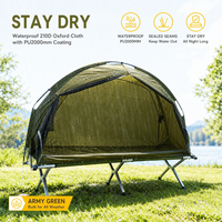 Nouvelle Arrivée Tente de Sol Élevée Imperméable Oxford Quatre Saisons pour 1-2 Personnes, Idéale pour Randonnée, Camping et Famille