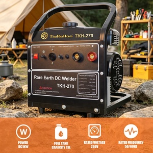 เครื่องเชื่อมไฟฟ้าแบบพกพา TKH-270 ขนาดเล็ก 1 กิโลวัตต์ ใช้เชื้อเพลิงเบนซิน วัสดุทองแดง สตาร์ทด้วยมือ 50/60 เฮิรตซ์ สำหรับงานอุตสาหกรรม 230 โวลต์ 3600 รอบต่อนาที - Product Image 6