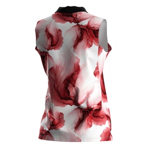 Polo sans manches slim fit pour femme, tissu respirant à séchage rapide, idéal pour un style de vie actif et les tenues quotidiennes - Product Image 3