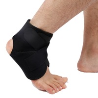 Orthèse de soutien de cheville en gros avec talon ouvert, manchon de compression en néoprène respirant, enveloppe réglable