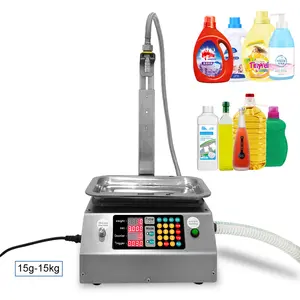Weighing Filling Machine sesame paste edible oil glue viscous liquid automatic filling machine