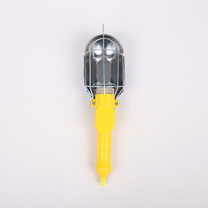 Lampe d'inspection portative rechargeable à LED avec revêtement métallique jaune - Product Image 1