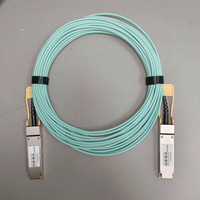 Câble optique actif AOC pour centre de données, fibre optique 10G 25G 40G 100G SFP SFP28 QSFP+ QSFP28 OM2 OM3 OM4 1M 3M 5M 10M 20M