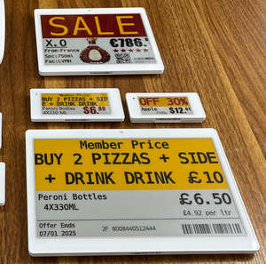 Nuevo Diseño de Etiqueta Electrónica de Precio Digital con Pantalla de Tinta Electrónica E-Paper de 7.5 Pulgadas para Publicidad Inteligente - Product Image 2