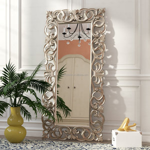 Big Baroque Full Length Floor Full Body <strong>Mirror</strong> Decorative Polyurethane Wood Carved Louis <strong>Leaning</strong> Large Vintage <strong>Mirror</strong> - Product Image 1