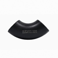 Coude en acier au carbone sans soudure à souder bout à bout ASME B16.9 A234 WPB DN65 SCH40 90LR pour usine d'oxygène au Moyen-Orient