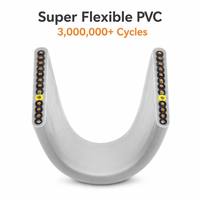 Câble plat de commande industrielle haute flexibilité TVVB 6*0.75mm pour ascenseur