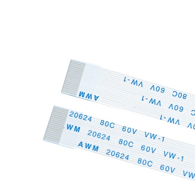 Ffc Fpc Flexible Flat Cable 7P 0.5mm Pitch Awm 20624 80C 60V For Lcd Displays