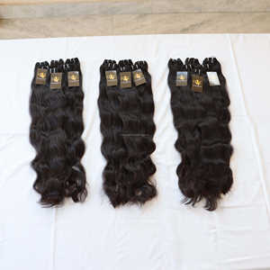 Vison indien brut bouclé soyeux droit ondulé paquets de tissage brut vierge indien brésilien cuticule alignée cheveux bruts vendeurs - Product Image 4