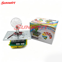 Manette de jeu LED RGB 12V illuminée avec micro-interrupteur pour machine à griffes d'arcade, jeux de ville à monnayeur, machine à attraper les jouets et cadeaux