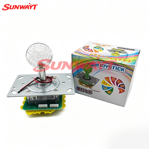 Joystick LED RGB de 12V iluminado con microinterruptor para máquina de grúa arcade, juegos de ciudad operados con monedas, máquina de captura de muñecas y regalos - Product Image 4