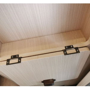Bisagra retro antigua de 2 pulgadas para puerta de gabinete, diseño Madre e Hijo, de bronce, montaje en superficie, hierro antirrobo - Product Image 2