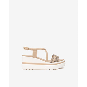 Sandales compensées BEIGE E513512D - Product Image 1