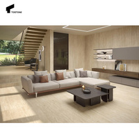 Comptoir de salle de bain en travertin Tostone Premium résistant à la chaleur avec vasque intégrée pour salle de bain, salon, villa, design intérieur