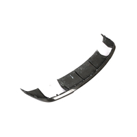 Diffuseur de spoiler de pare-chocs arrière en fibre de carbone pour Audi A3 berline 2017-2019, échappement quadruple, double sortie, compatible uniquement avec les modèles standard