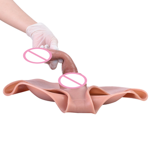 Sxxy Herbruikbare Realistische Penis Sleejaculatie Ejaculatie Cock Sex Product Voor Mannen Verlengde Zachte Cock Cover Real Siliconen Dildo - Product Image 5